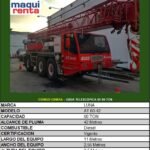 CODIGO GR001A – GRUA TELESCOPICA DE 60 TON – COTX015